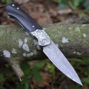 Складаний ніж з дамаської сталі MA05513