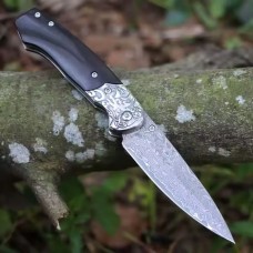 Складаний ніж з дамаської сталі MA05513